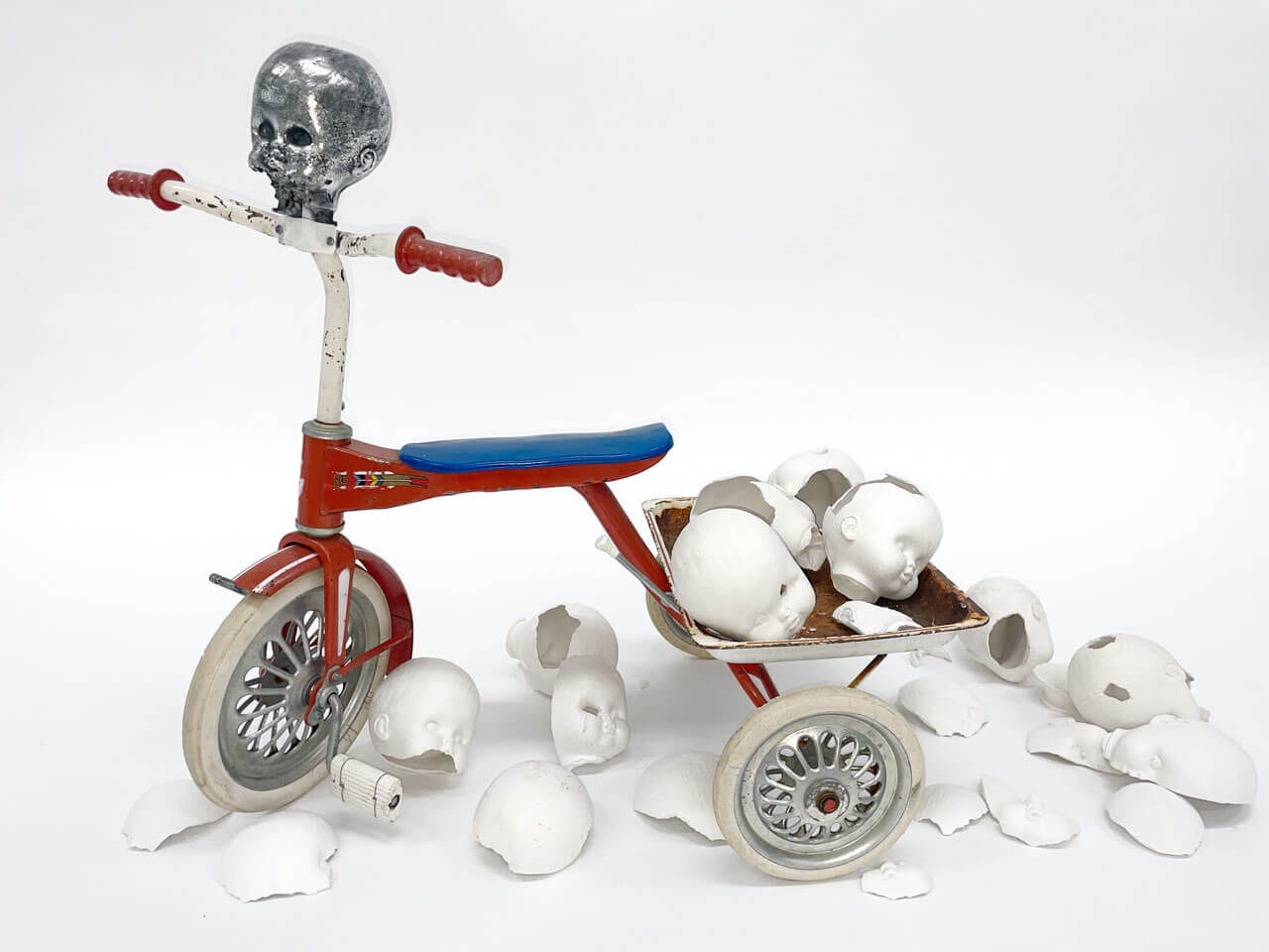 Broken Playground - Metal Installation on Childhood Trauma