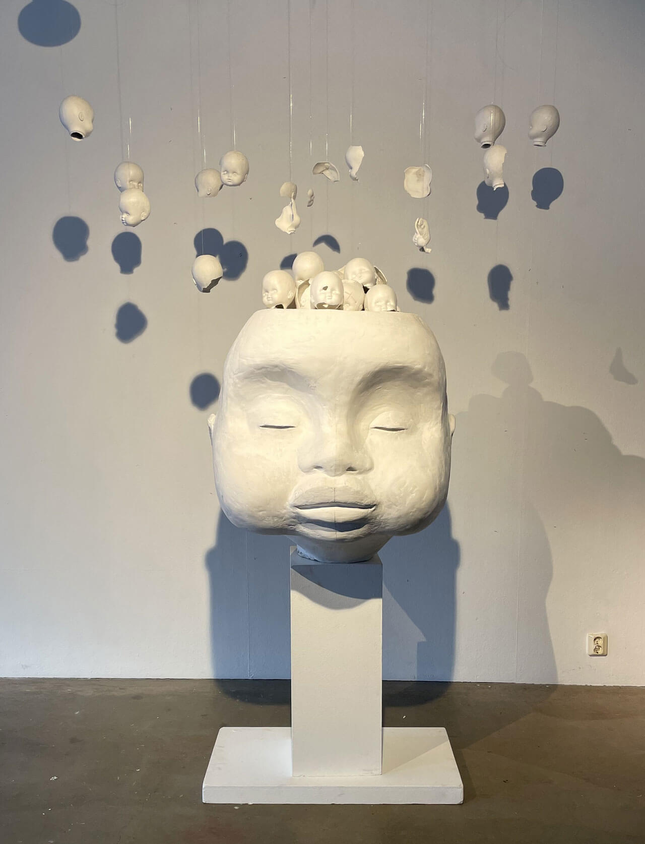 Floating Broken Traumas - Metal Sculpture by Emi Candido