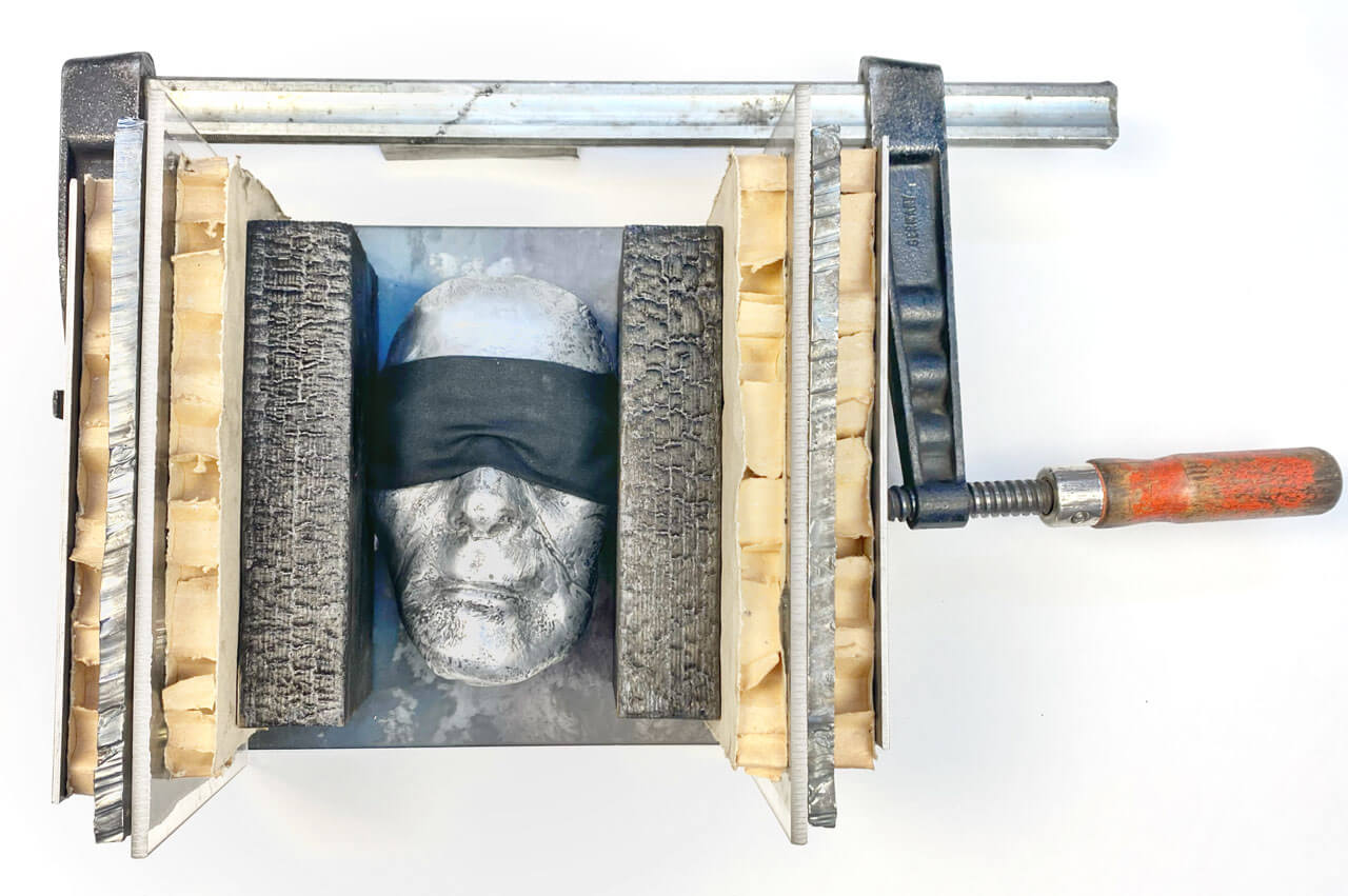 I Don't See the Pressure - Abstract Metal Sculpture